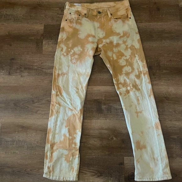 Levi’s 513 Tie Dye Jeans Size 29 W 30 - Picture 1 of 8